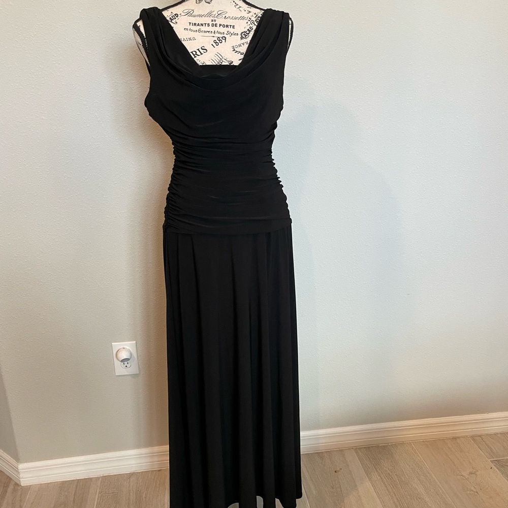 Petite black formal dress by Nightway